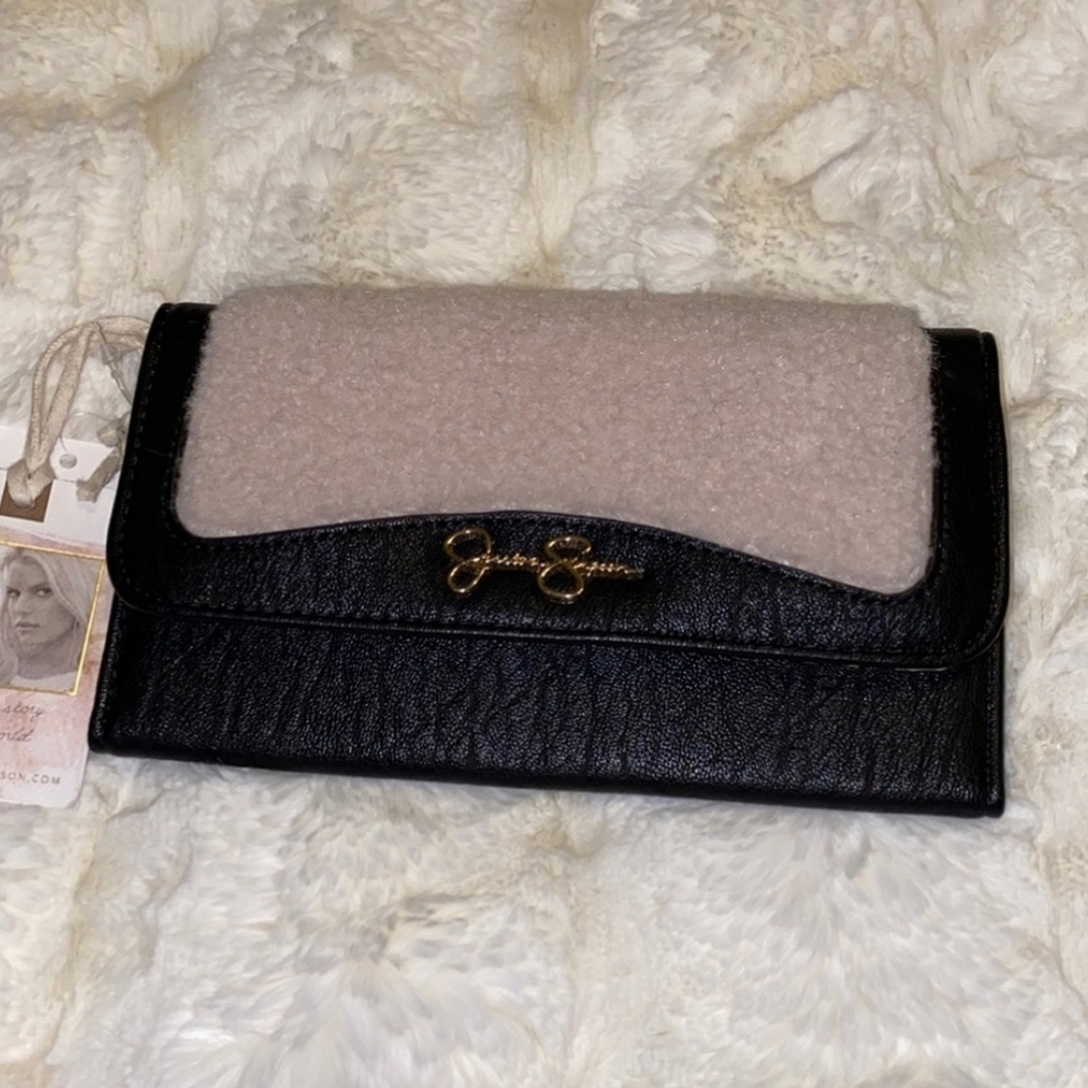 🆕 Jessica Simpson | Shearling Vienna Trifold Wallet